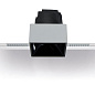 ART-SQF-180 LED светильник встраиваемый безрамочный полуповоротный Downlight   -  Встраиваемые светильники 